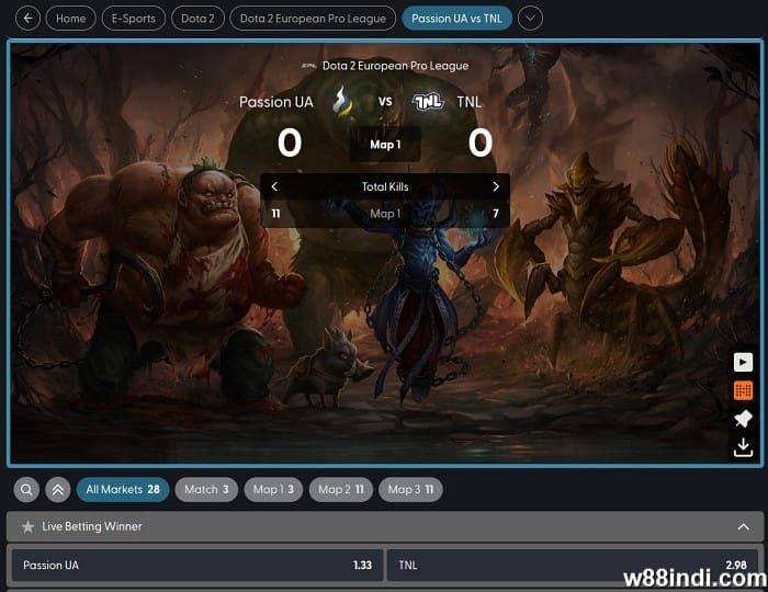 เกม esports ได้รับความนิยมมากที่สุด dota  PH0  BAR 